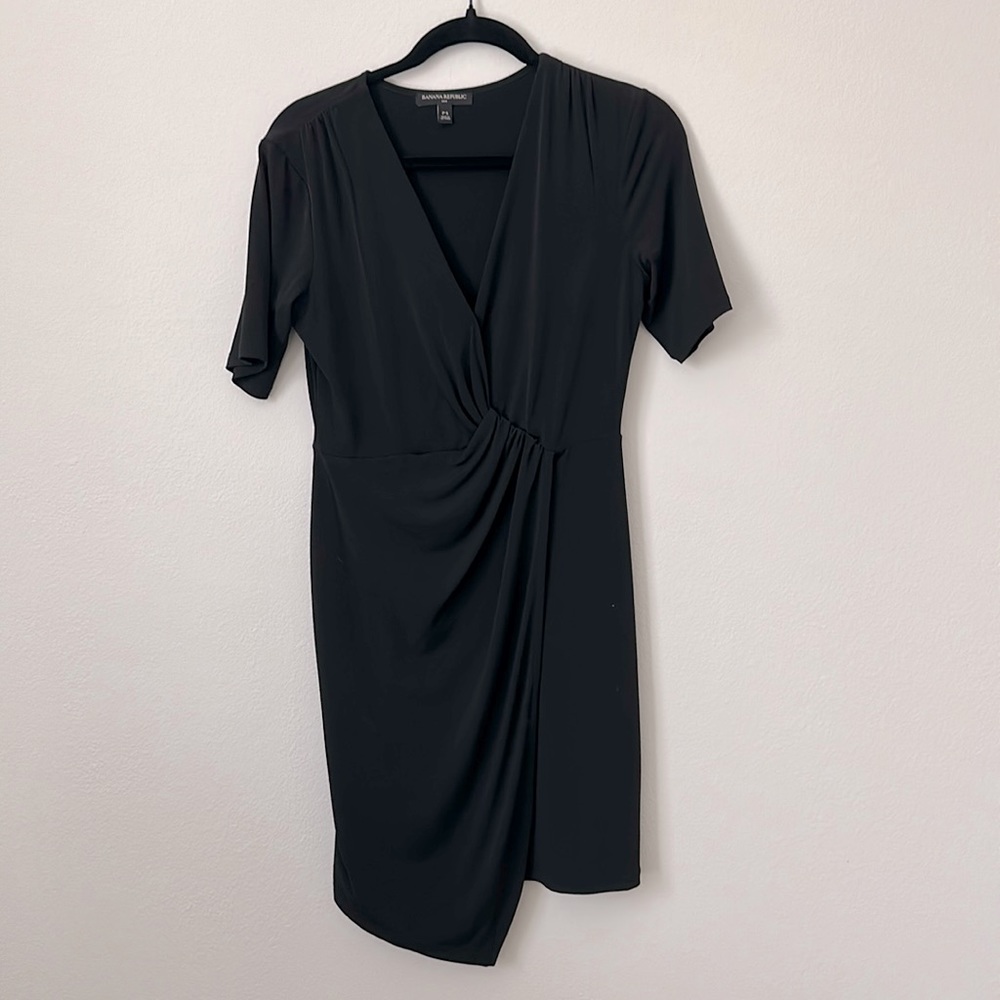 Banana Republic Splice Neck Dress - Petite Small